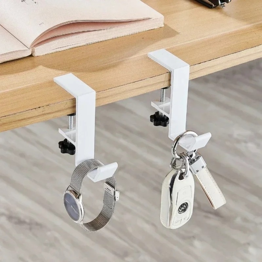 Pegboard Office Organizer - 1/2 قطعة خطاف مكتبي قابل للتعديل
