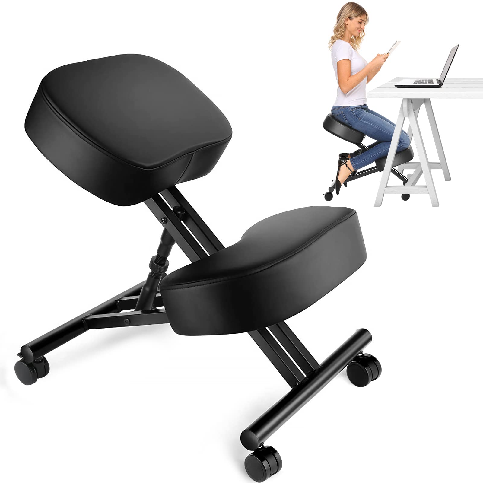 Office Furniture For Home - كرسي للركوع مريح للمكتب، مقعد قابل