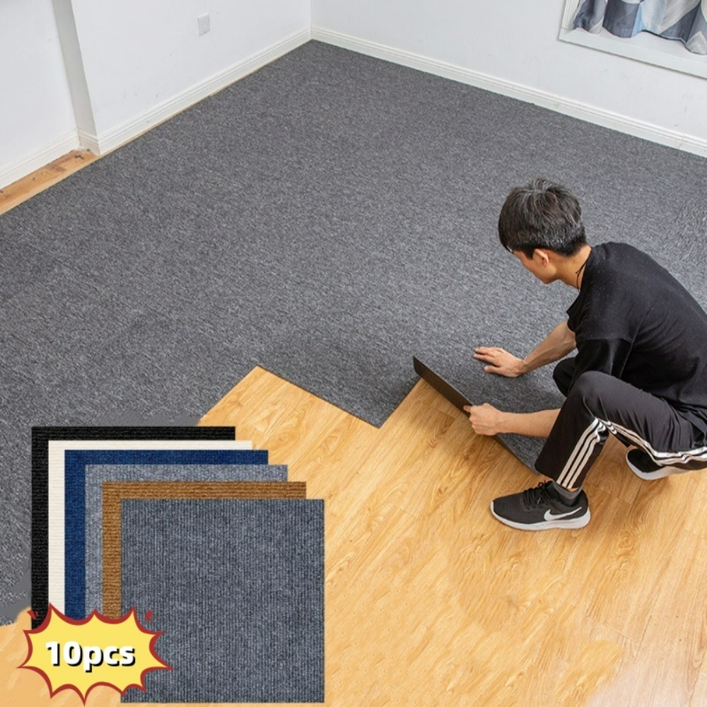 Chair Mat Hard Floor - 10 قطع سجاد ذاتي اللصق سميك