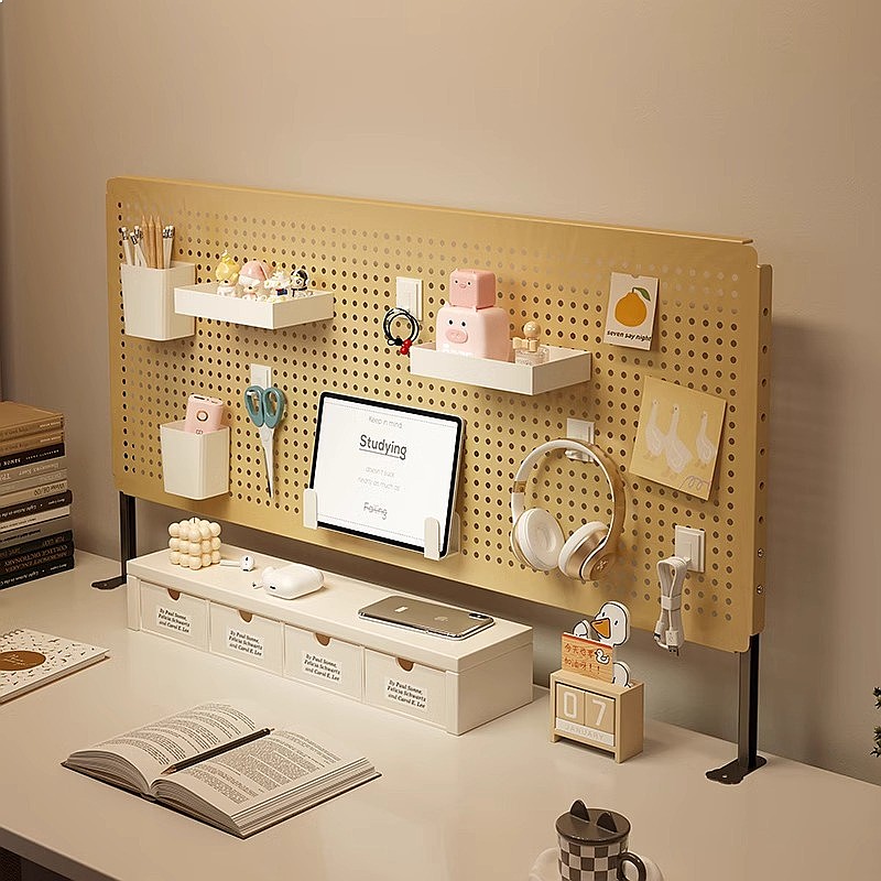 Pegboard Office Organizer - منظم مكتب عمودي بلوحة تعليق قابلة