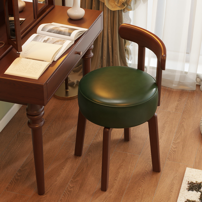Office Furniture For Home - كرسي تزيين دوار من الخشب الصلب،
