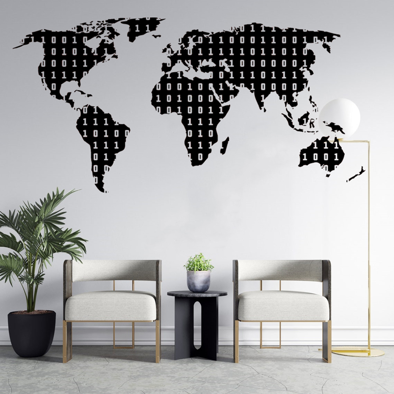 Office Furniture World - ثنائي تكنولوجيا الرمز ملصق مائي خريطة