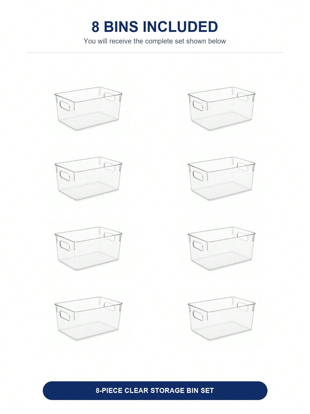 مجموعة من 8 صناديق تخزين شفافة - مراجعة Pegboard Office Organizer وسعره