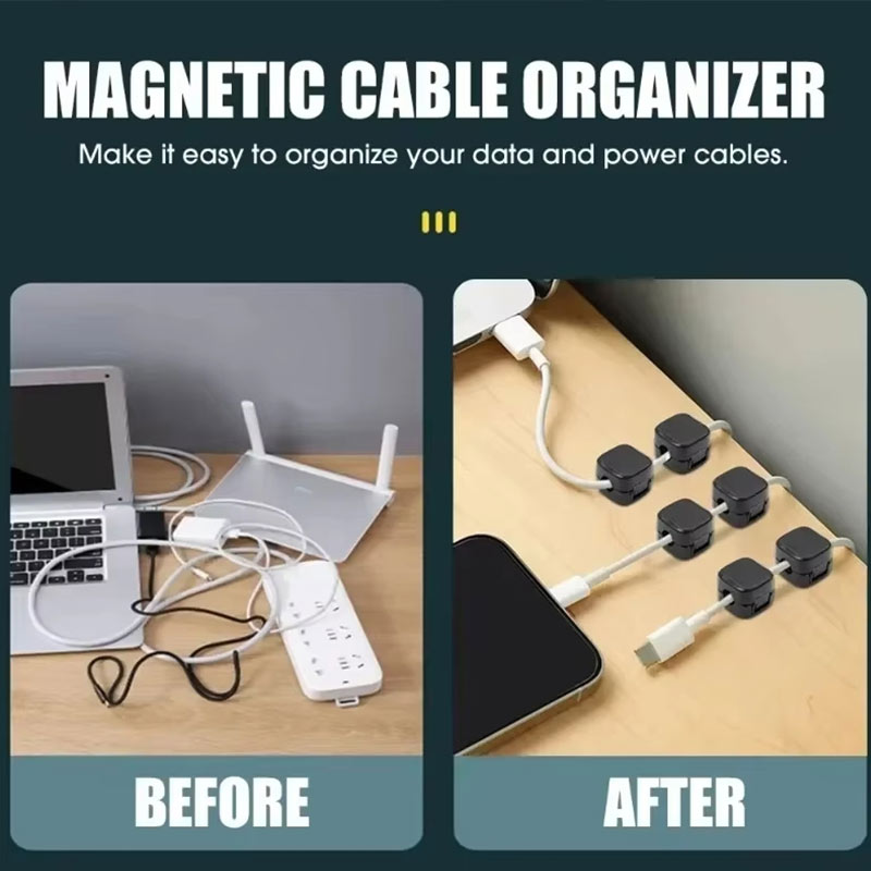 مشبك كابل مغناطيسي، حامل كابل، - مراجعة Pegboard Office Organizer وسعره