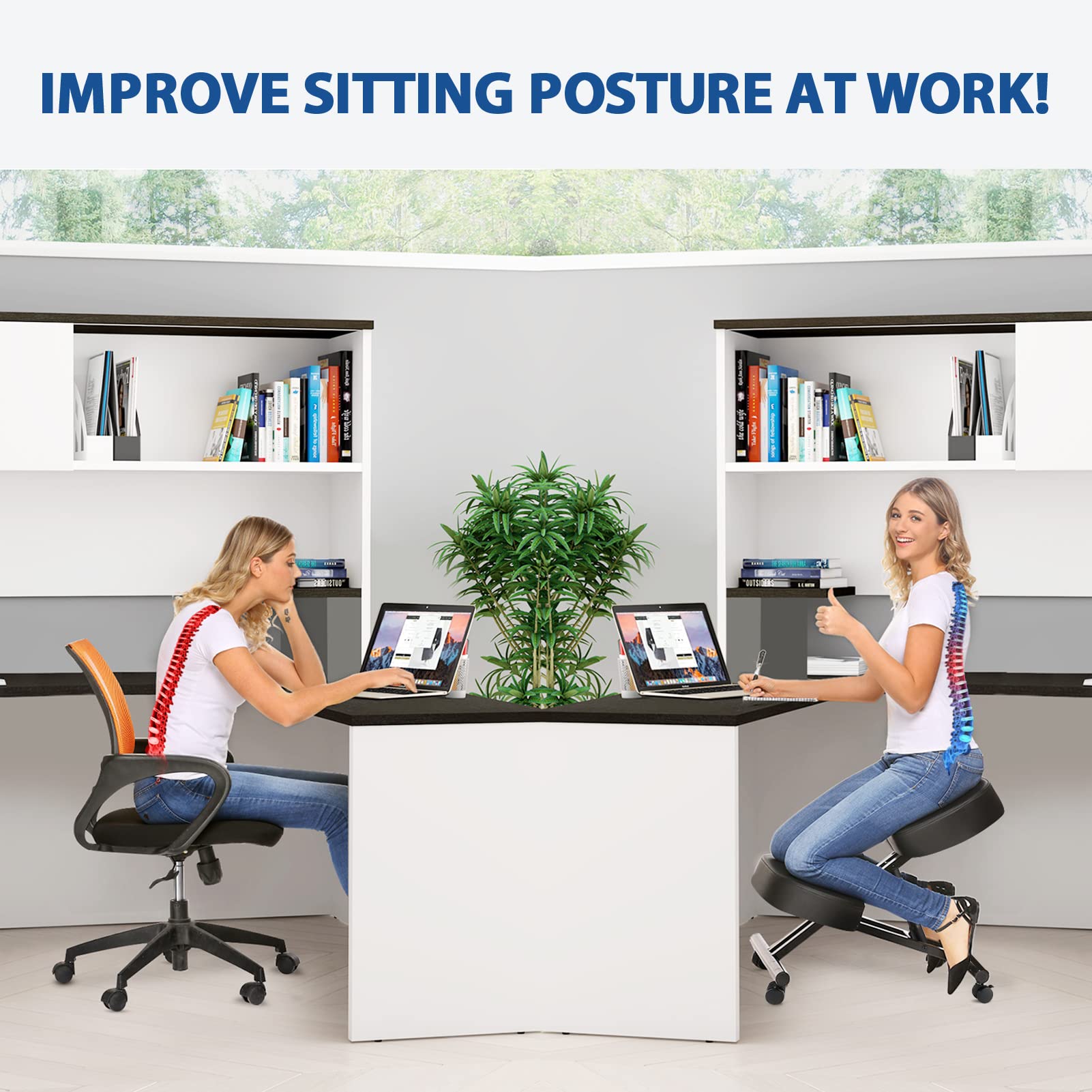 كرسي للركوع مريح للمكتب، مقعد  - مراجعة Office Furniture For Home وسعره