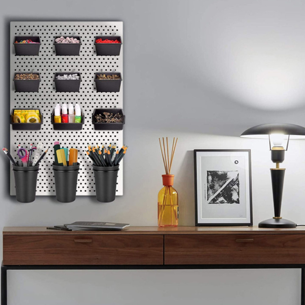 5 مجموعات من أكواب اللوح المثق - مراجعة Pegboard Office Organizer وسعره
