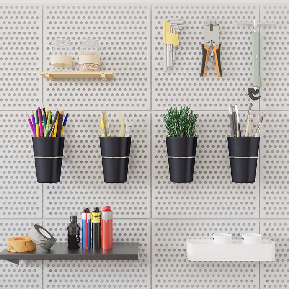 5 مجموعات من أكواب اللوح المثق - مراجعة Pegboard Office Organizer وسعره