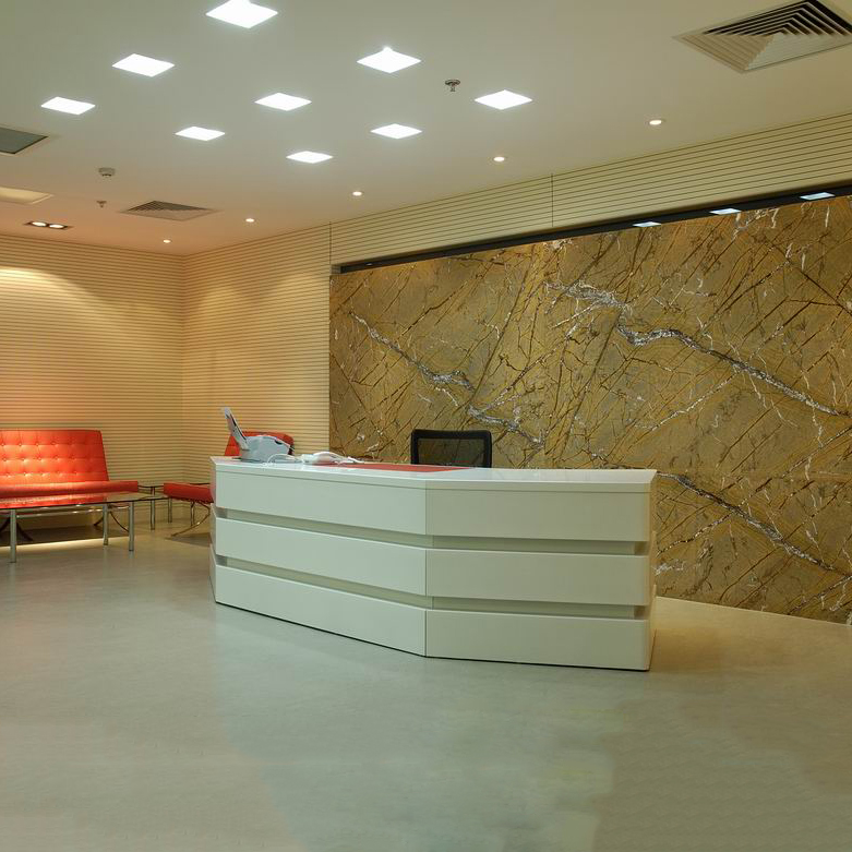 مكتب استقبال فاخر وعصري مع إضا - مراجعة Office Furniture Luxury وسعره