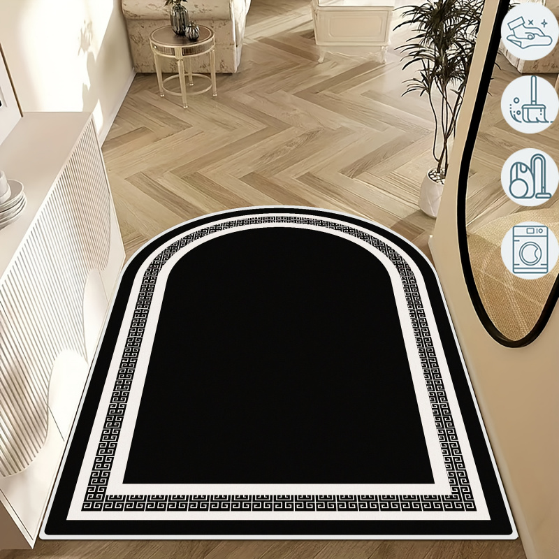 سجادة VIKAMA بتصميم قوسي بسيط، - مراجعة Chair Mat Hard Floor وسعره