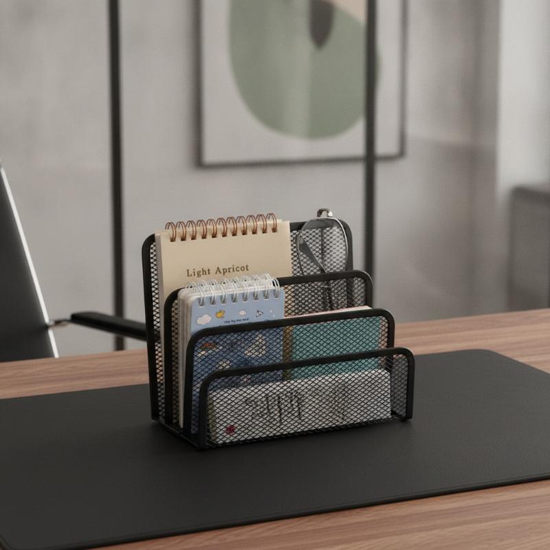 منظم مكتب ثلاثي الطبقات من الش - مراجعة Pegboard Office Organizer وسعره