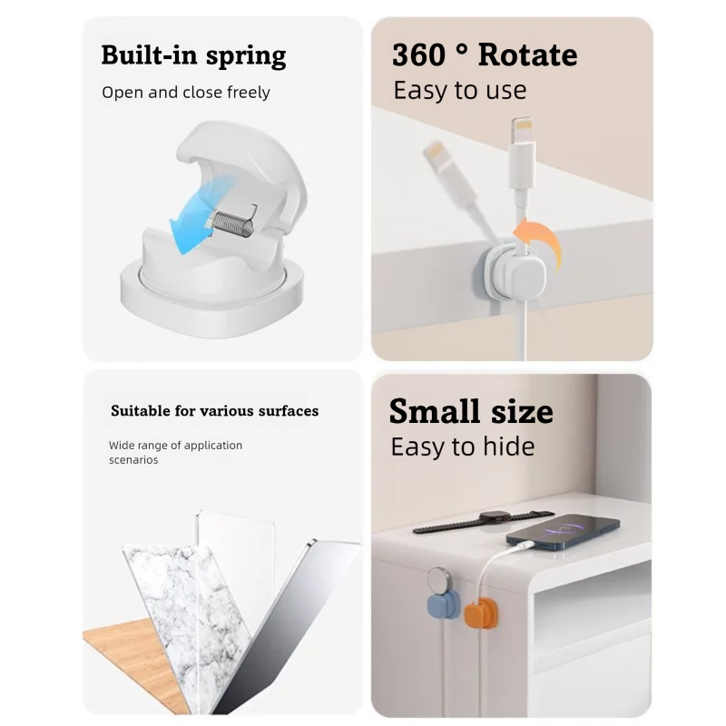 منظم كابلات لاصقة، مشبك كابل،  - مراجعة Pegboard Office Organizer وسعره