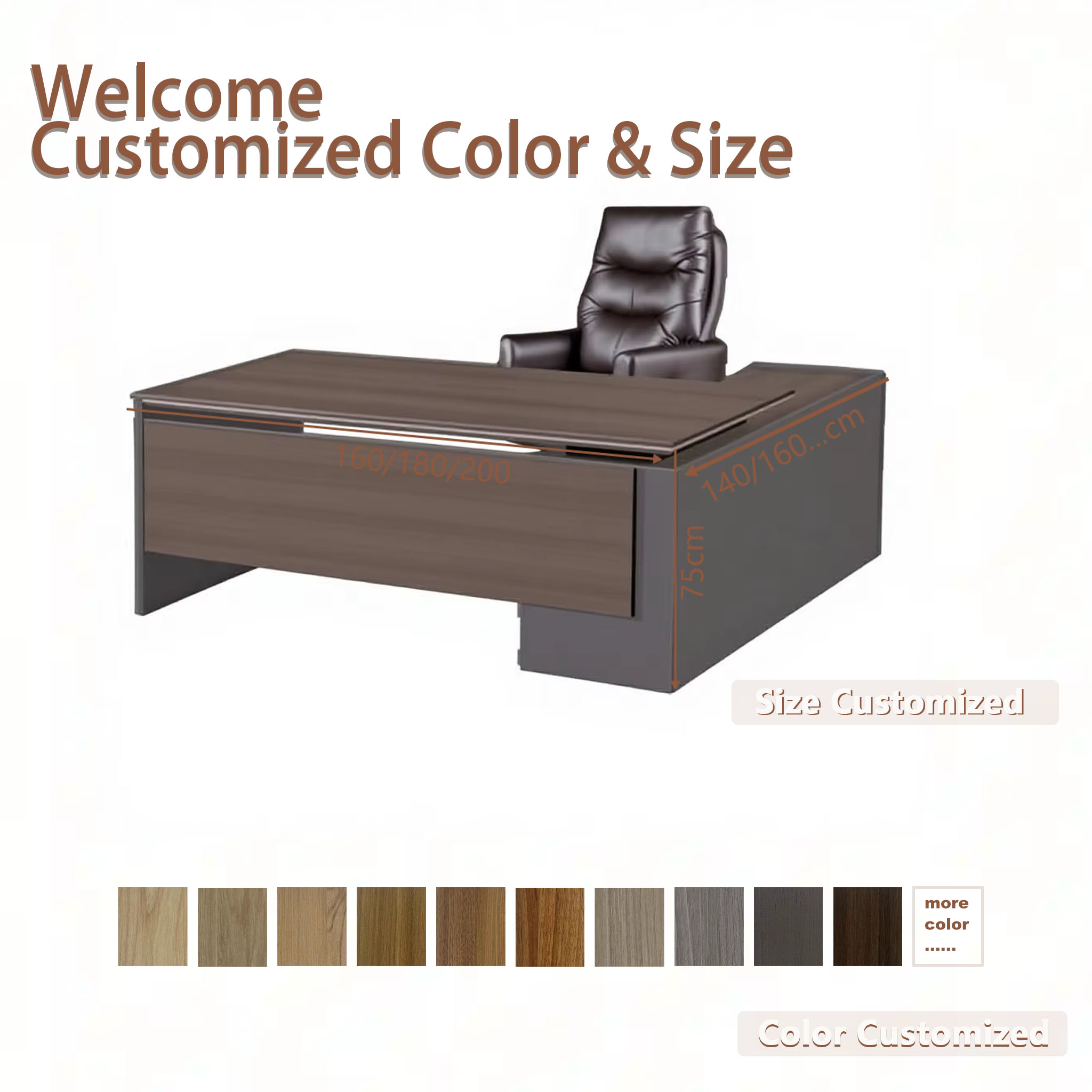 طاولة مكتب تنفيذية أنيقة وعصري - مراجعة Office Furniture Luxury وسعره