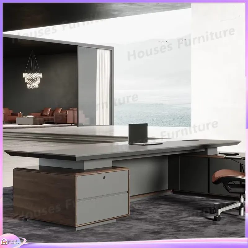 مكتب تنفيذي فاخر من الخشب الصل - مراجعة Office Furniture Luxury وسعره