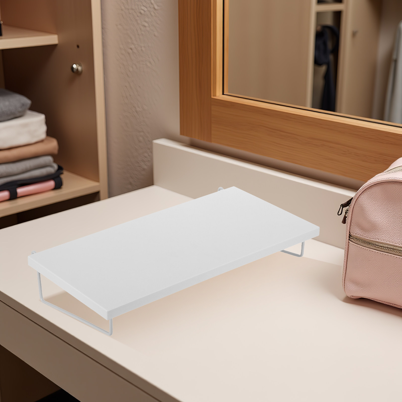 رف حائطي متين مثبت على الحائط  - مراجعة Pegboard Office Organizer وسعره
