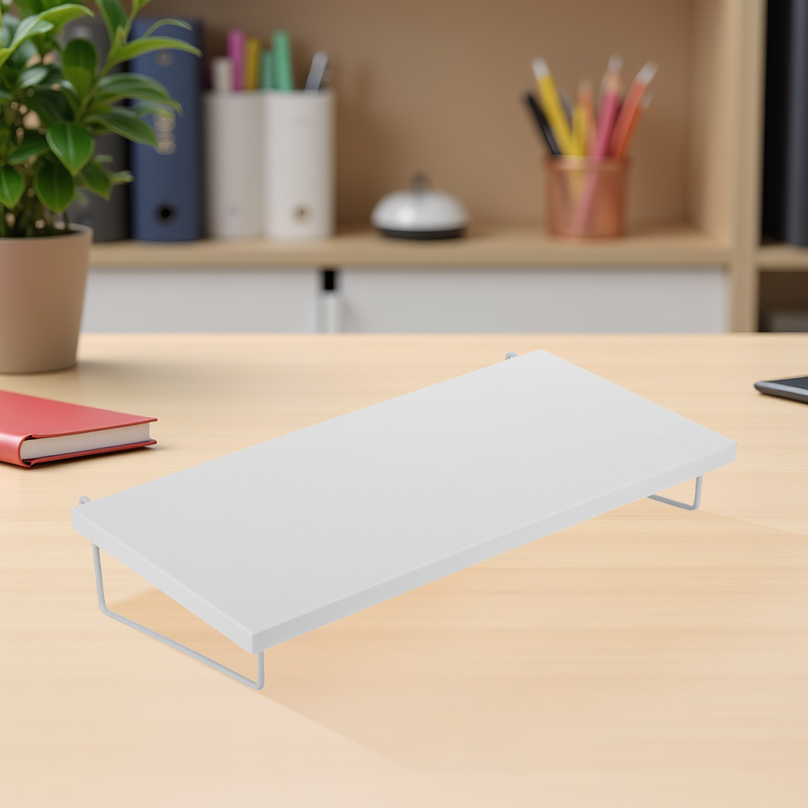 رف حائطي متين مثبت على الحائط  - مراجعة Pegboard Office Organizer وسعره