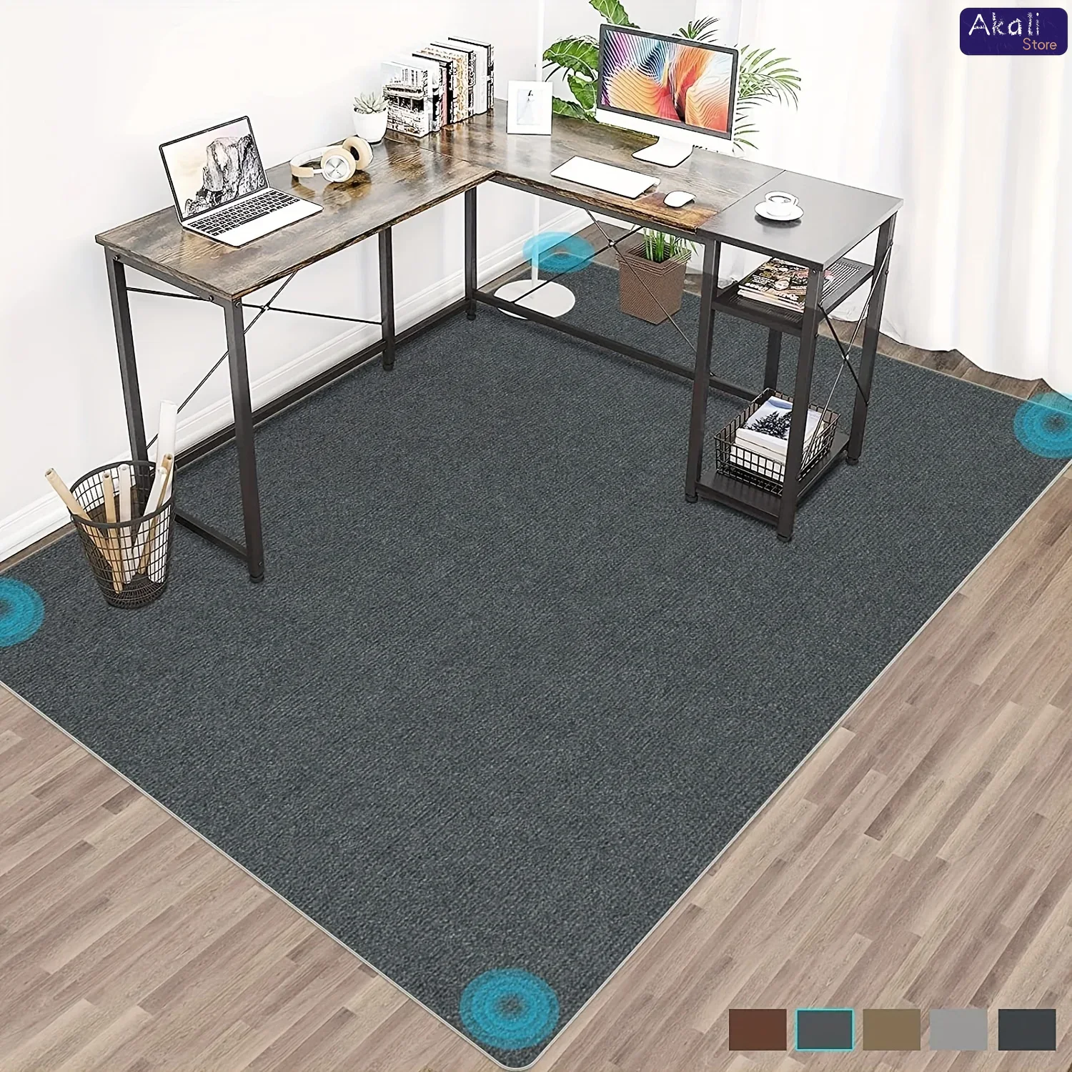 سجادة مكتب كبيرة الحجم مضادة ل - مراجعة Chair Mat Hard Floor وسعره