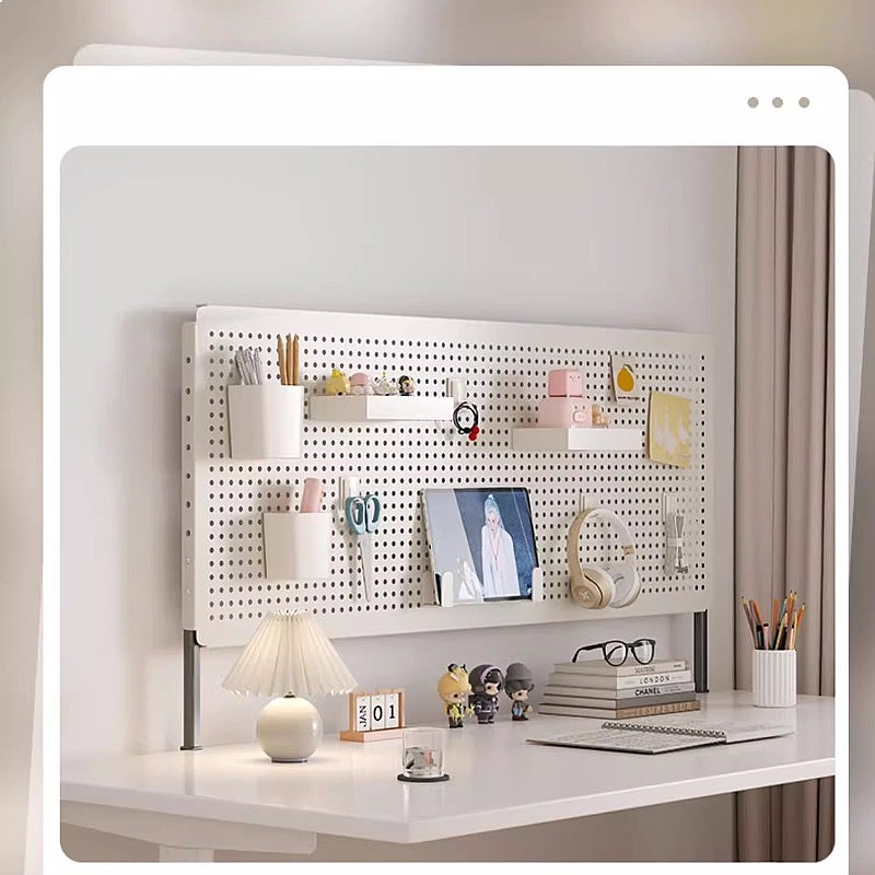 منظم مكتب عمودي بلوحة تعليق قا - مراجعة Pegboard Office Organizer وسعره