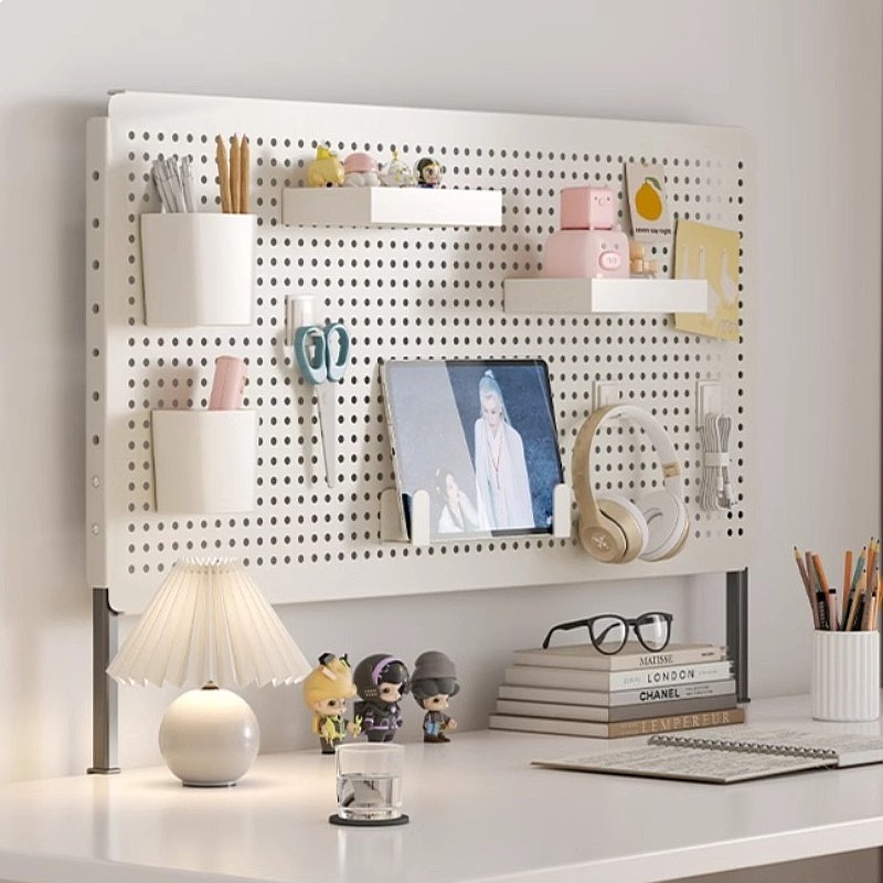 منظم مكتب عمودي بلوحة تعليق قا - مراجعة Pegboard Office Organizer وسعره