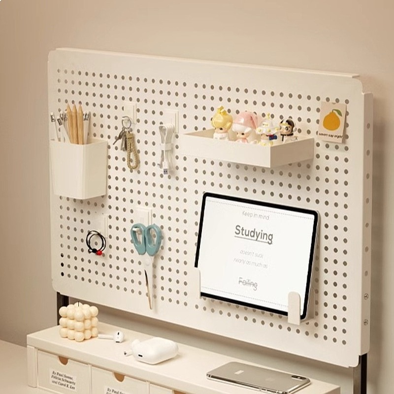 منظم مكتب عمودي بلوحة تعليق قا - مراجعة Pegboard Office Organizer وسعره