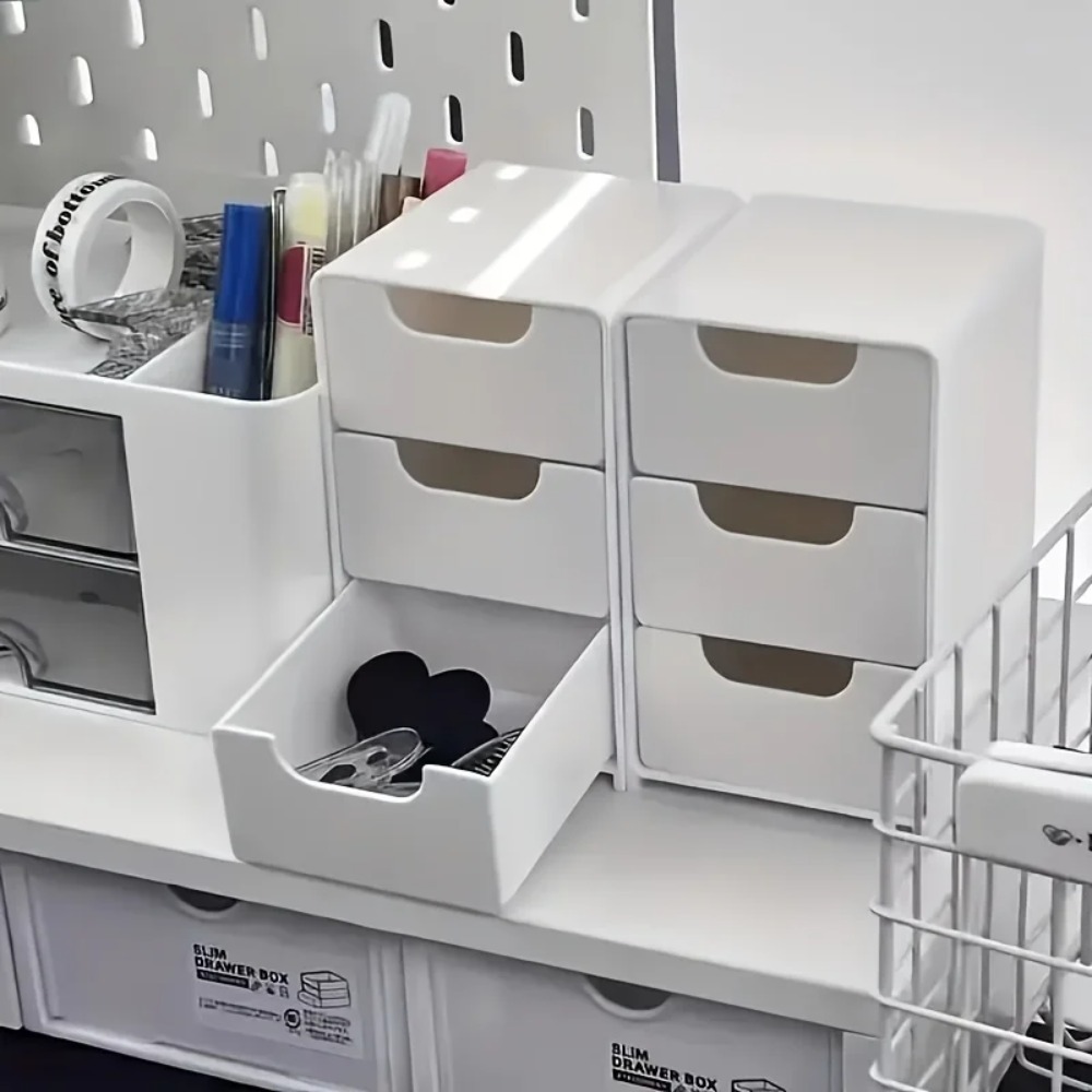 منظم مكتب أنيق بثلاث طبقات مع  - مراجعة Pegboard Office Organizer وسعره