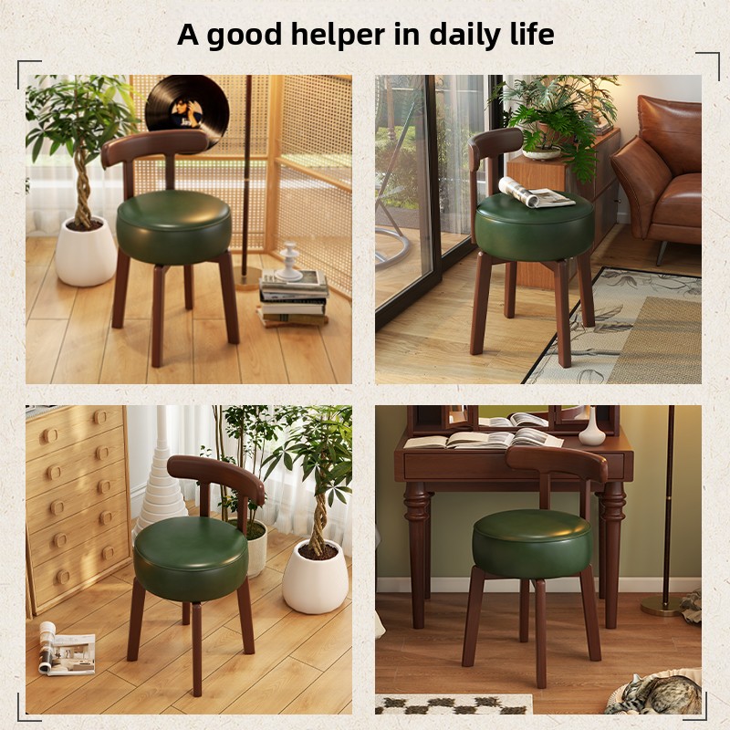 كرسي تزيين دوار من الخشب الصلب - مراجعة Office Furniture For Home وسعره