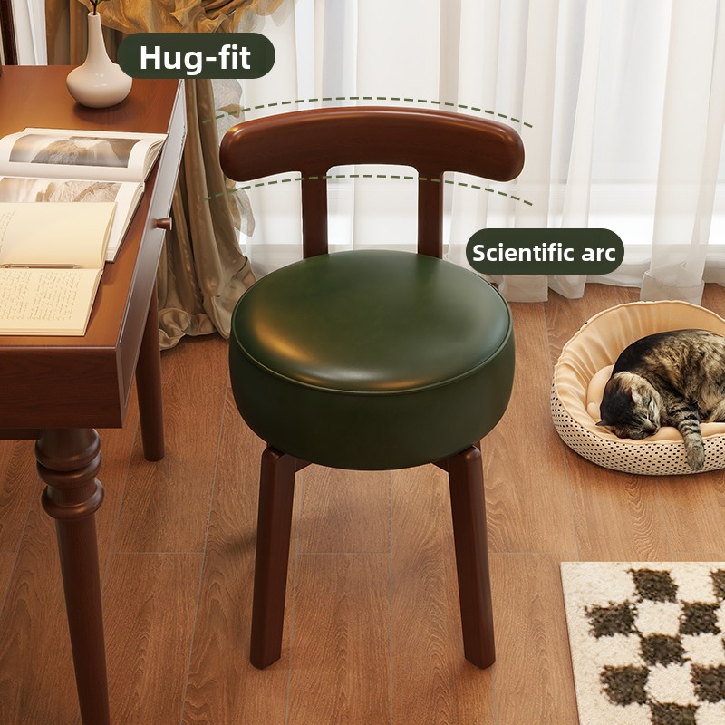 كرسي تزيين دوار من الخشب الصلب - مراجعة Office Furniture For Home وسعره