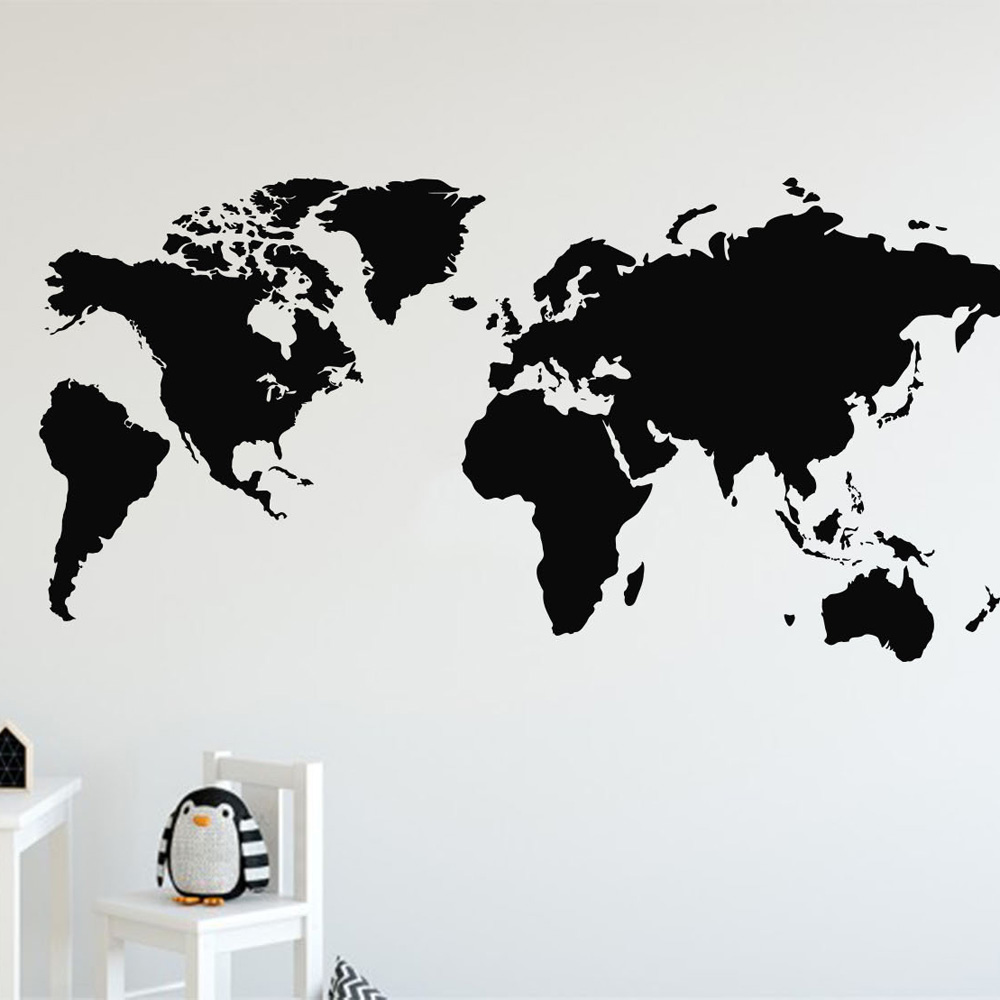 2021 جديد خريطة العالم الجدار  - مراجعة Office Furniture World وسعره