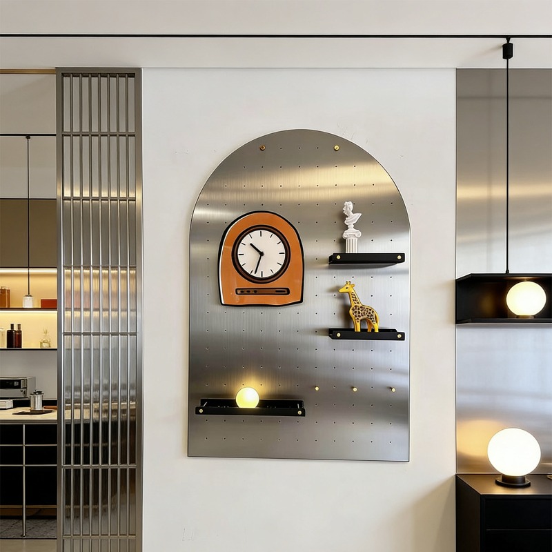 منظم لوحة معدنية من الفولاذ ال - مراجعة Pegboard Office Organizer وسعره