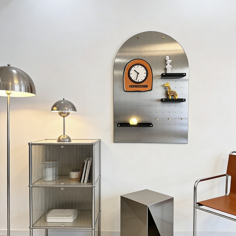 منظم لوحة معدنية من الفولاذ ال - مراجعة Pegboard Office Organizer وسعره