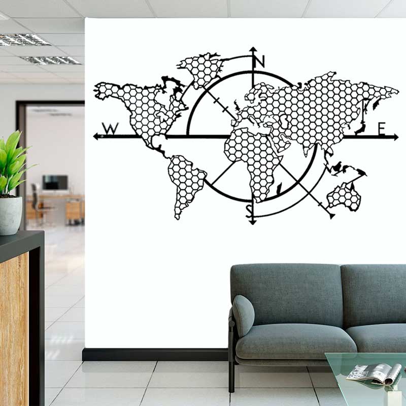 العسل هندسية خريطة العالم البو - مراجعة Office Furniture World وسعره